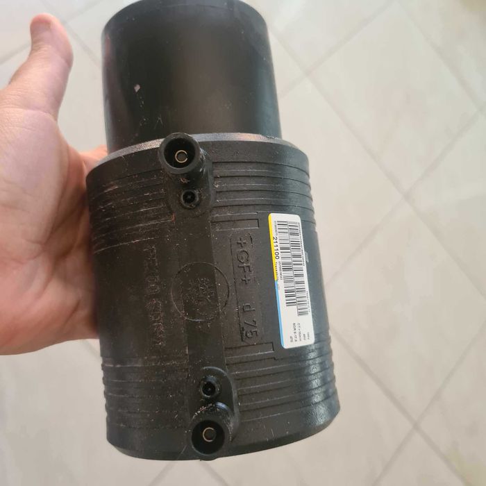 Mufa ELGEF Plus PE 100 SDR 11 D75 electrofuziune noua