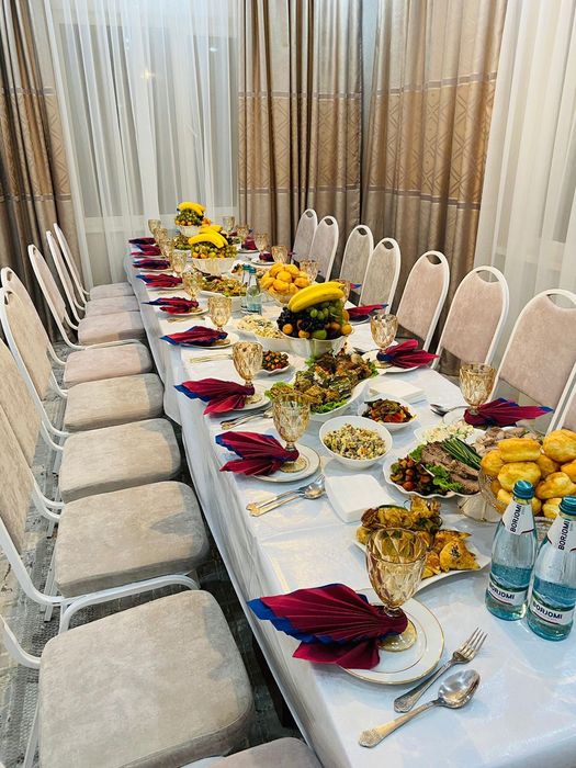 Аренда/Прокат Стулья Стол посуда Шатёр Газон красный дорожка жер стол