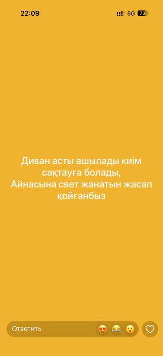 Спальный диван Б/у
