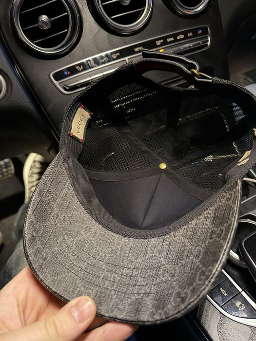 Sapca Gucci Kingsnake print GG Supreme baseball cap originala