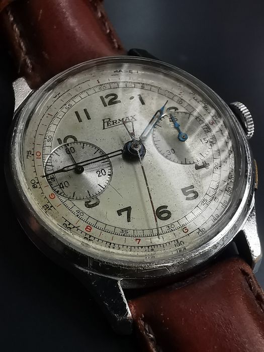 Ceas Permax Chronograph Anii'50 Mecanic