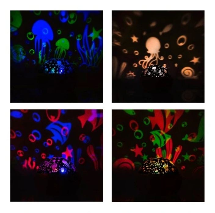 Прожекционна нощна лампа за детска стая