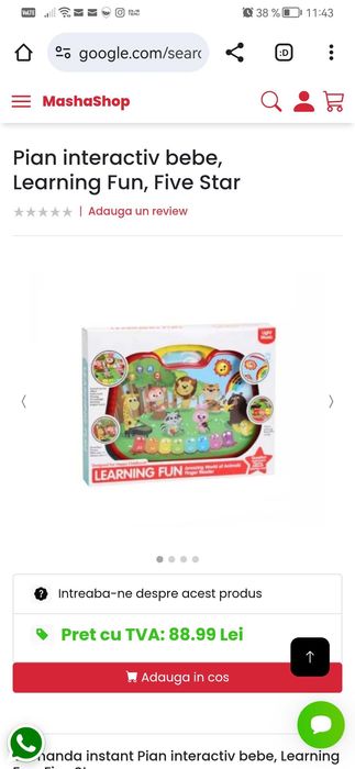 Pian interactiv pentru copii