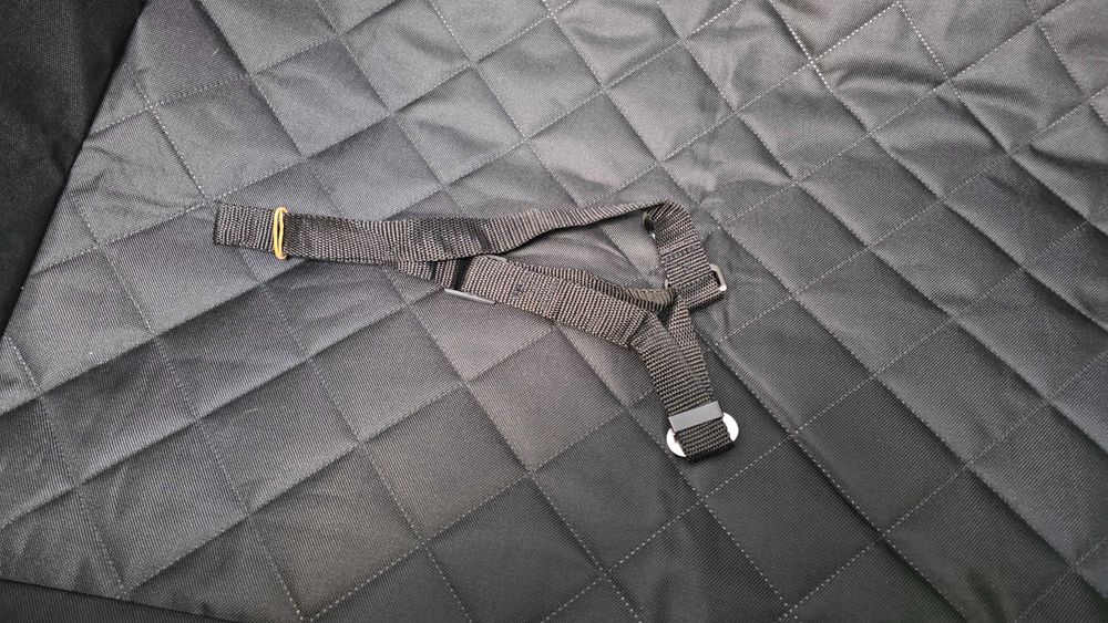 Wuglo Scaun Auto pentru Câini Design Impermeabil pentru Câini Medii-Mari până la 18 kg – Negru