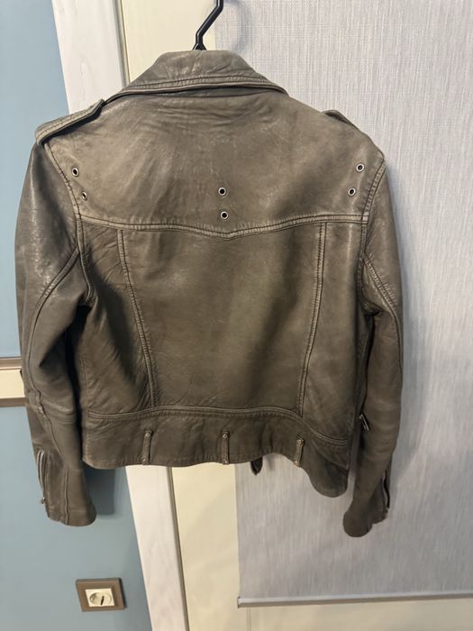 Куртка косуха кожанная Mango