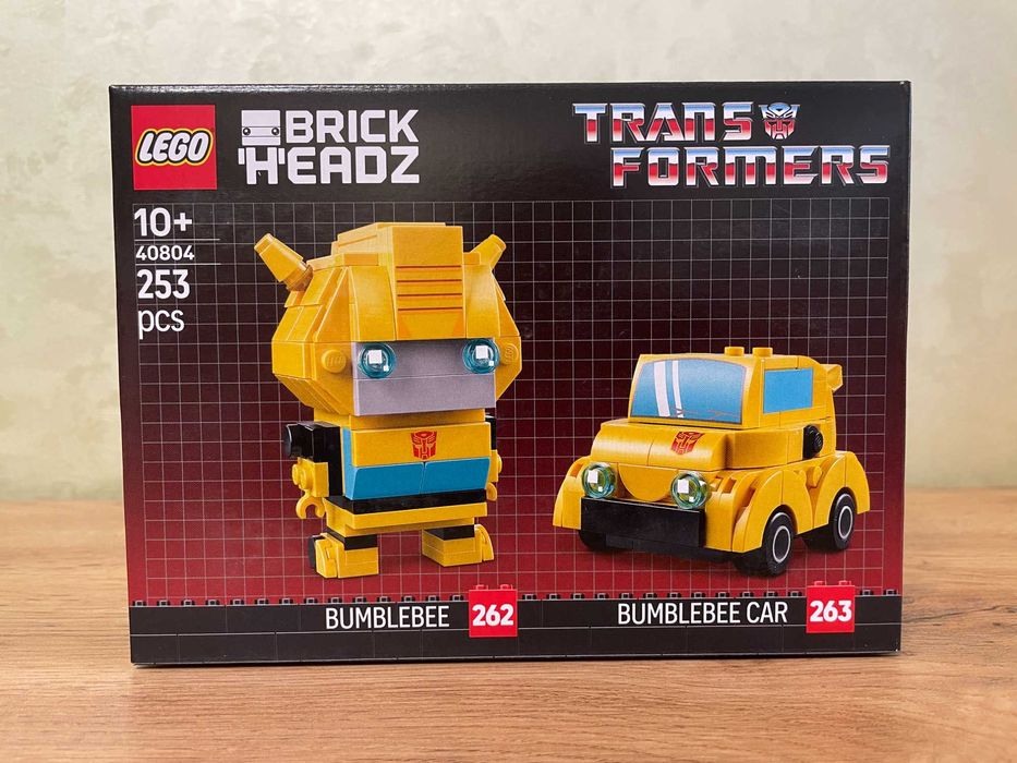 LEGO Трансформеры 40803, 40804 — Оптимус Прайм и Бамблби | BrickHeadz