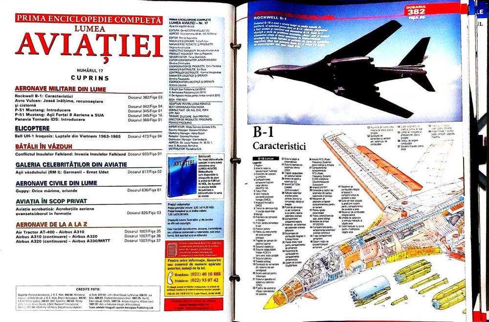 Colectia Lumea aviatiei, primele 37 numere, DeAgostini