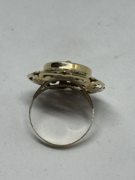 80е/гр златен дамски пръстен 3.68гр 14к 585