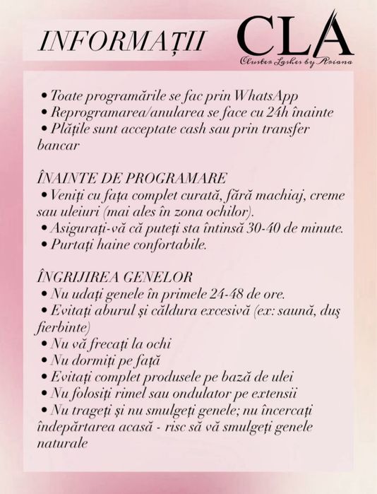 Gene smocuri - cluster lashes - Brăila