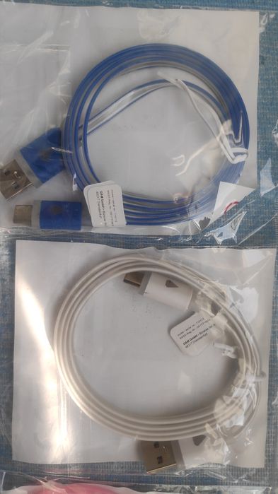 LED кабел за зареждане. USB-C