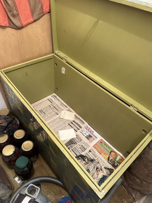 Сундук обитый железом, советск производства