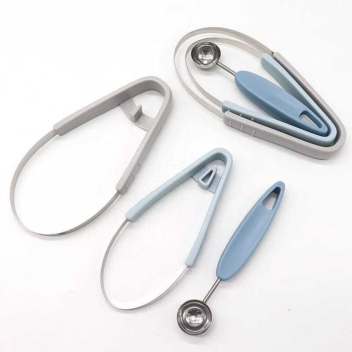 Портативен комплект за плодове, фруктова лъжица/издълбвач, резачки