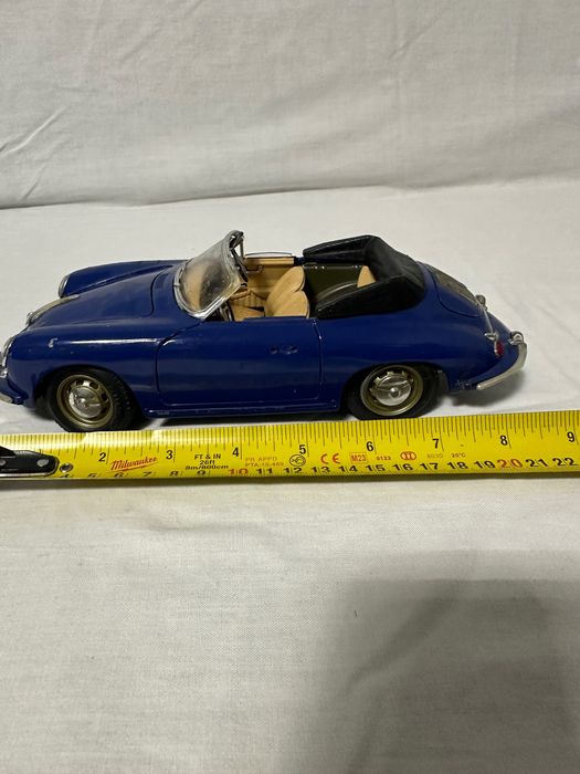 Machetă Auto Porsche 356B Cabriolet (1961) - Bburago, Scara 1:18