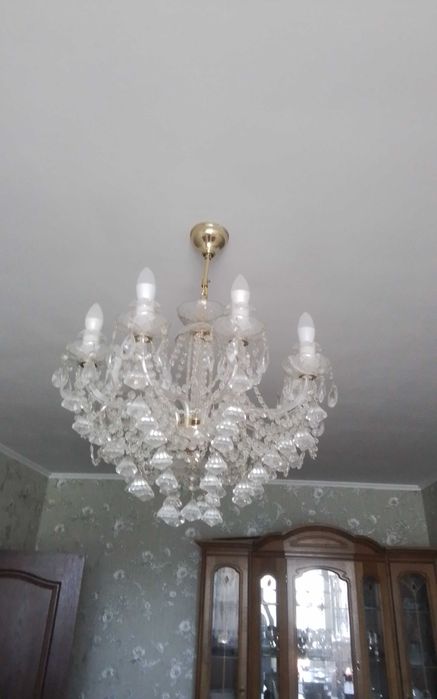 Люстра хрустальная производство Чехия