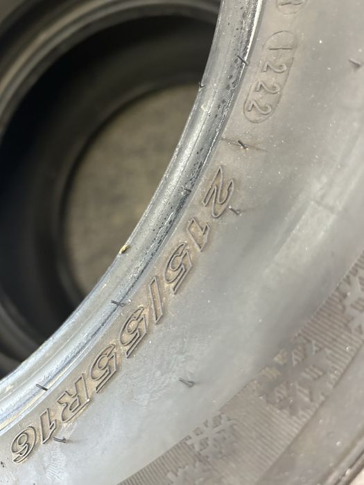 Гуми 215/55/16 2 бр Nexen 8 мм Дот 2022 /