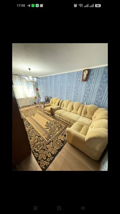 Угловой деван-кровать и кресло