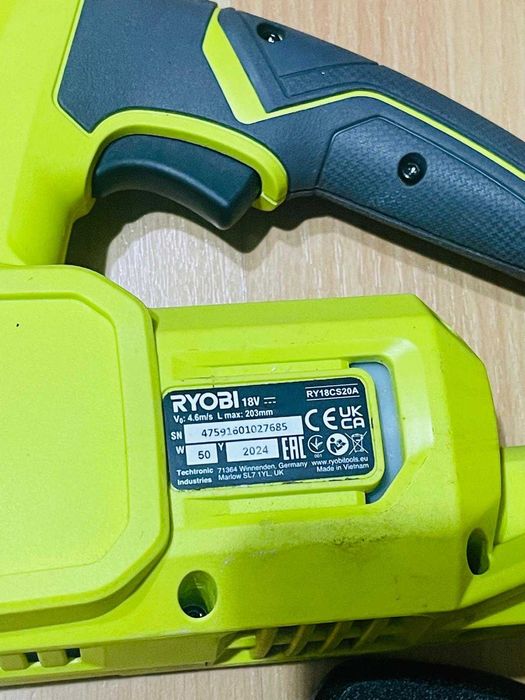 Drujba fără fir RYOBI 18V ONE+ RY18CS20A-125 -pentru reparat sau piese