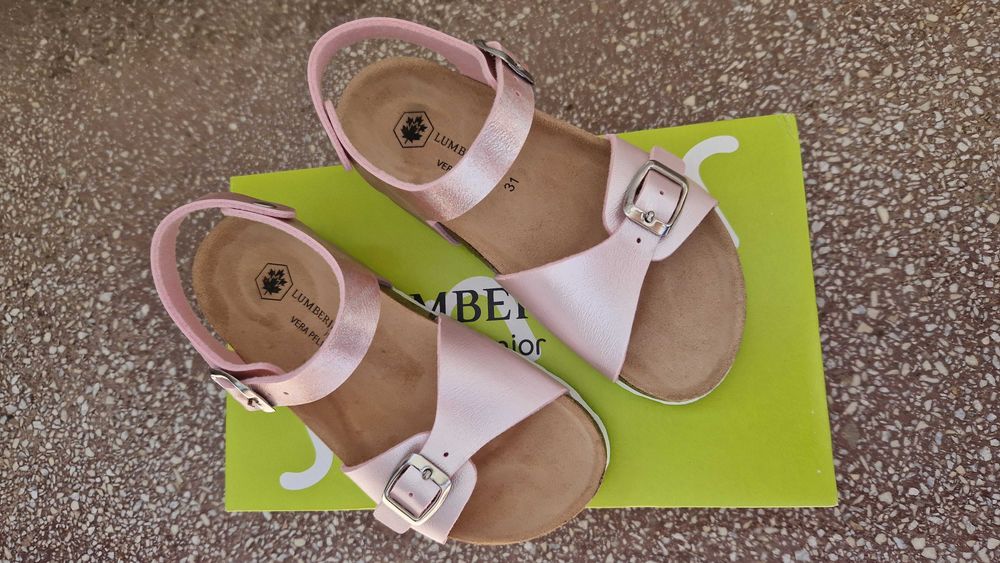 Sandale fete Lumberjack piele marime 31