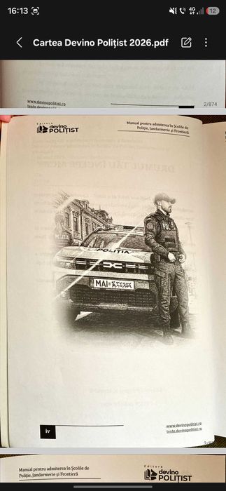 PDF Cartea Devino Polițist 2026