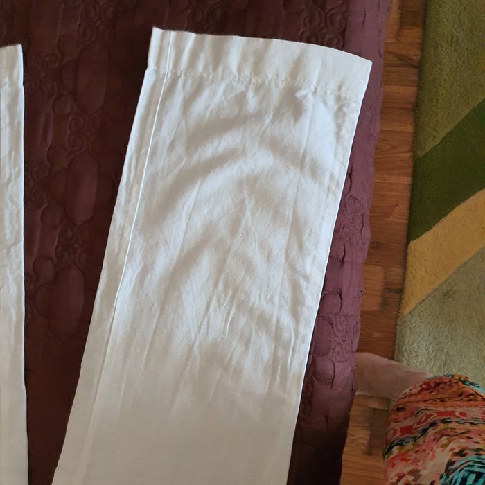 Дамски бял панталон летен