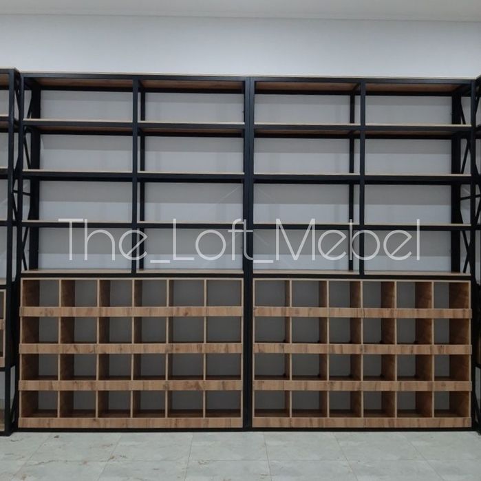 Витрина, Стеллажи для магазинов