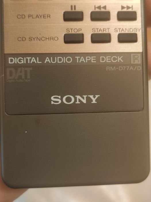 Telecomanda  SONY  Digital Audio Tape Deck DAT model: RM-D77A/D