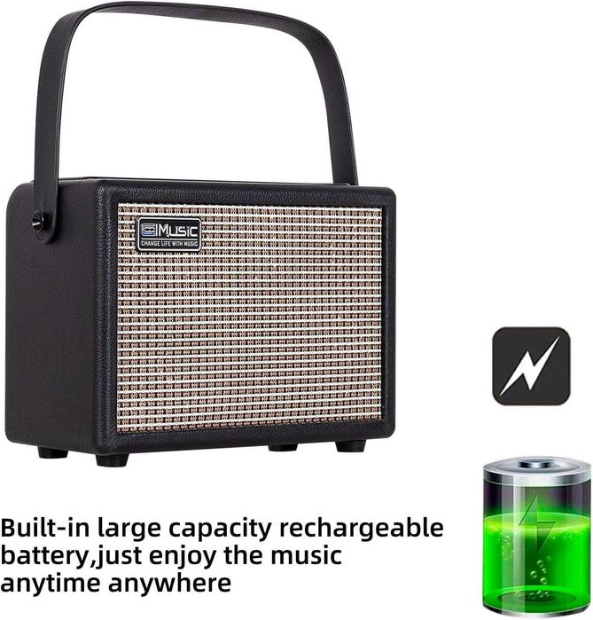 Преносим Bluetooth китарен усилвател за 2 устройства