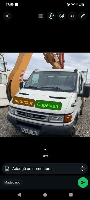 Iveco daily  reductor capestan