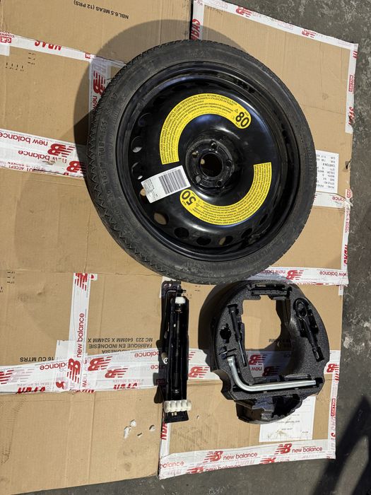 Roata Rezerva Slim Audi A6/A7/A8 R20 Cric/Cheie Chit complet