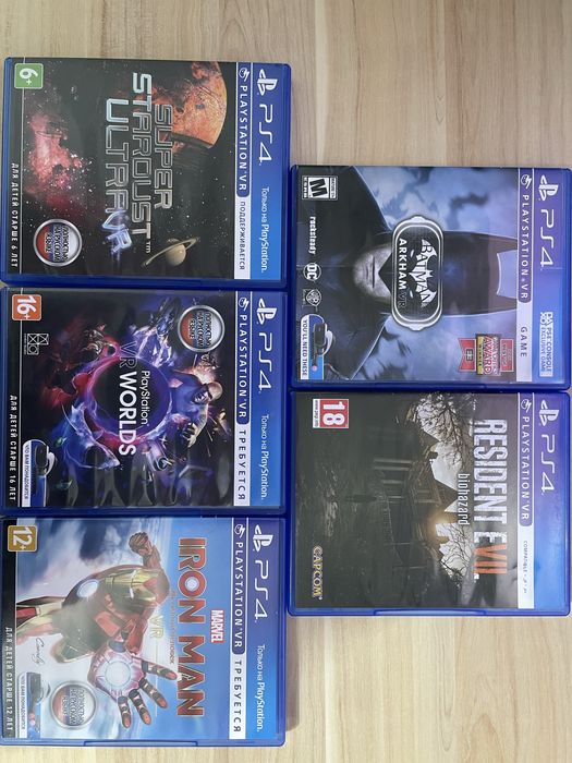 Контролер PlayStation VR1 + игры