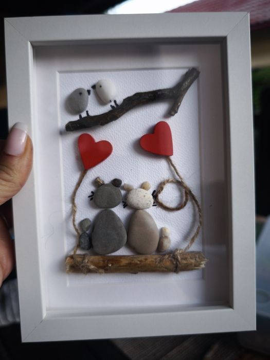 Tablouri handmade personalizat din pietre