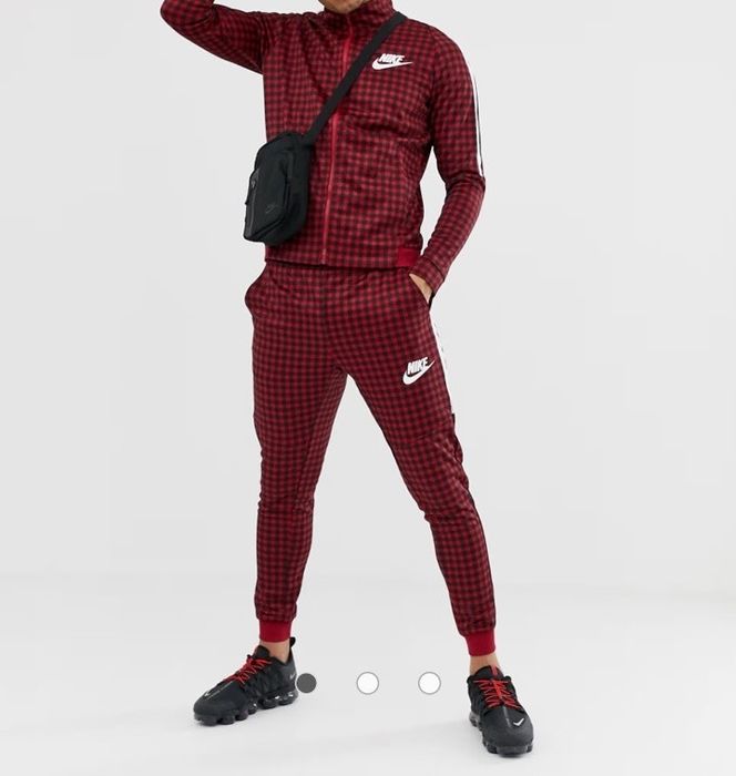 Страхотно мъжко долнище NIKE Ginggam Check , размер М