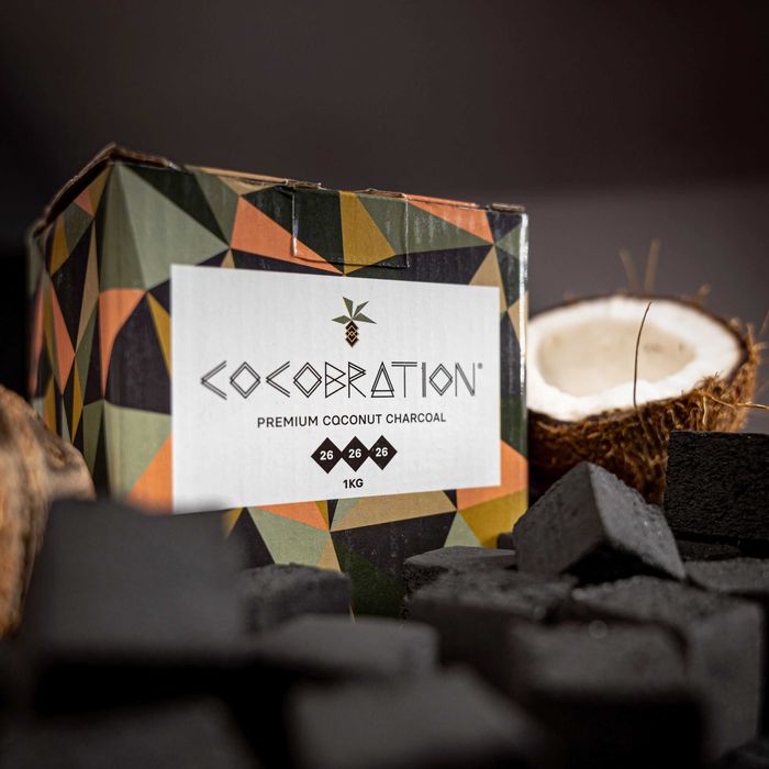 Въглени Cocobration 26mm 1кг-Безплатна доставка