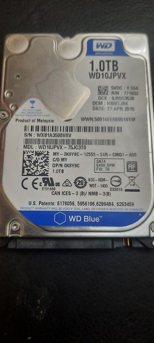 Продаю жёсткий диск на 1 Тб