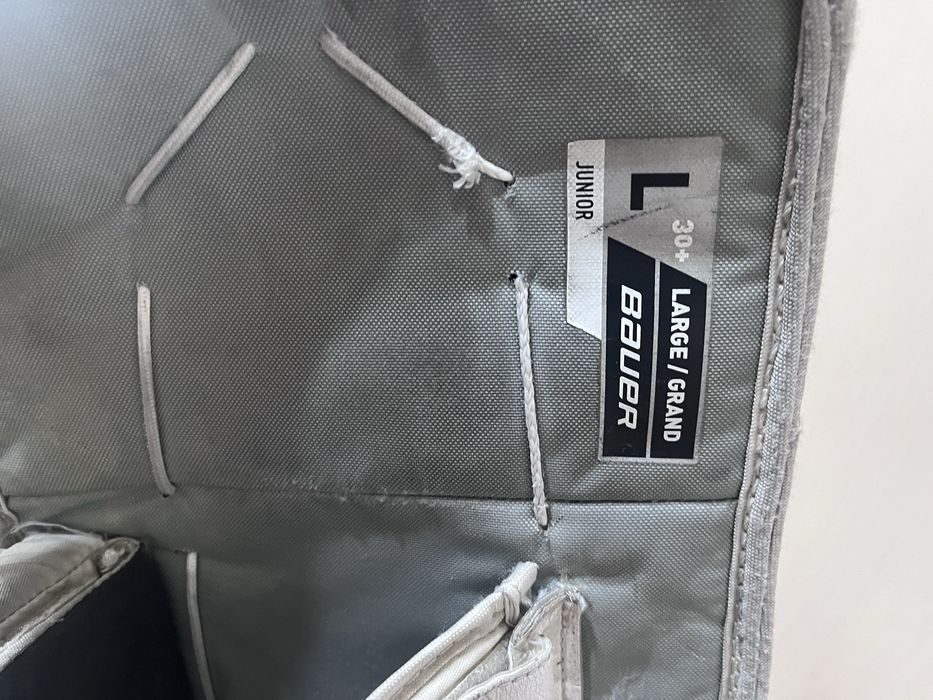 Щитки хоккейного вратаря