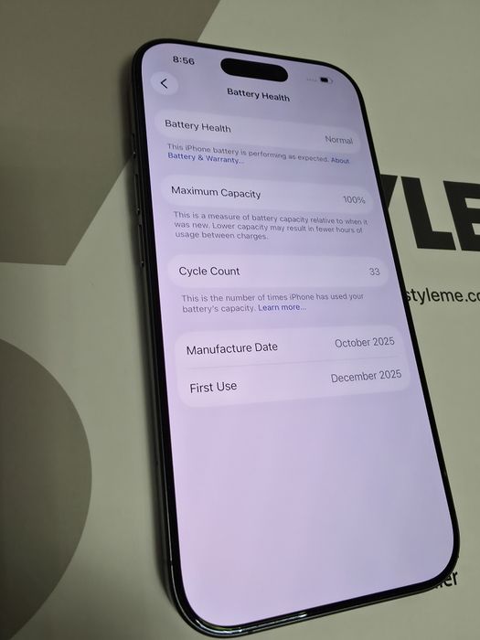 КАТО НОВ 256GB iPhone 17 iStyle Гаранция 2027г. Black | Черен