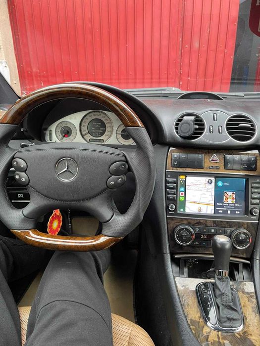 Navigație Android CarPlay Mercedes C Class W203, CLK W209 2001-2007