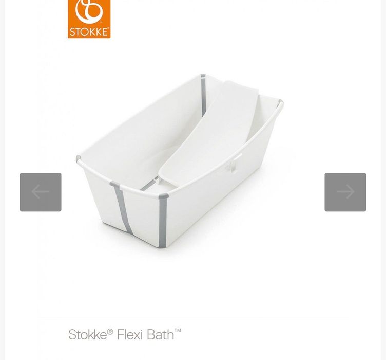 Сгъваема вана за къпане Stokke + поставка за новородено