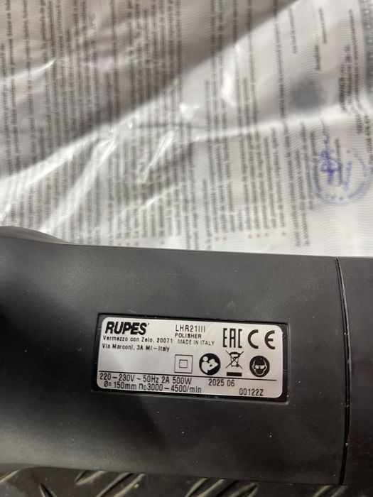 Masina polish orbitala Rupes noua