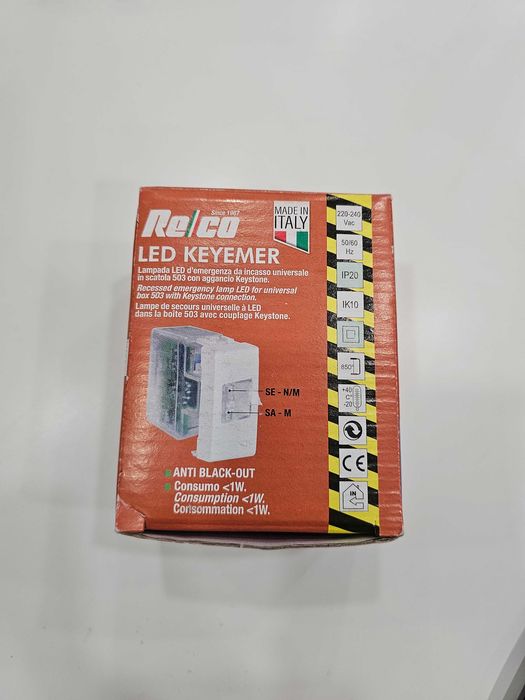 KEYEMER RELCO 820230 LED Аварийно Осветително Тяло за Вграждане
