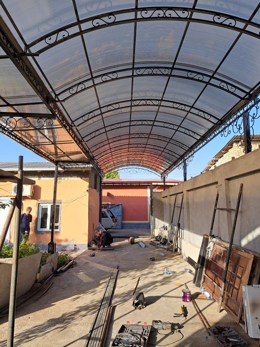 Кованые Навесы. Решётки.  Ограждения .перила