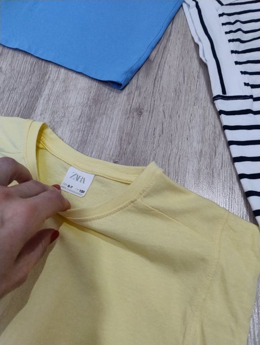Lot tricouri Zara masura 122 (6-7 ani)