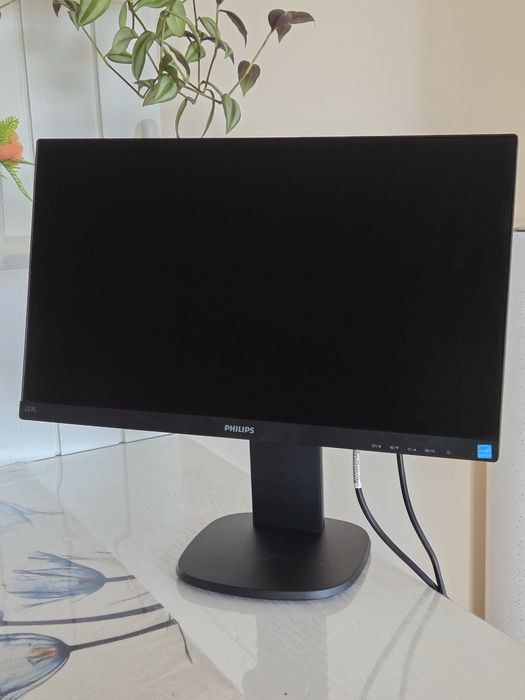 Монитор Philips 223S7EYMB 21.5 инча с IPS панел, Full HD, SoftBlue