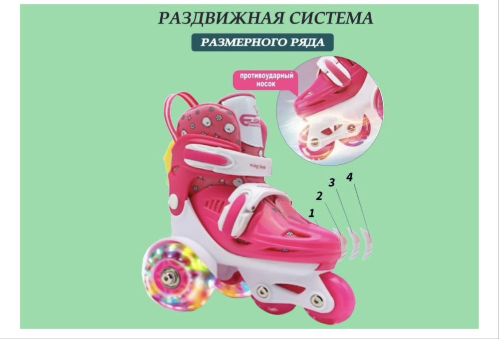 Продам детские роликовые коньки