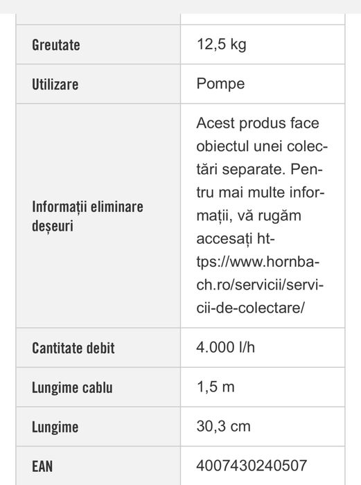 Hidrofor Automat Metabo cu sau fara montare
