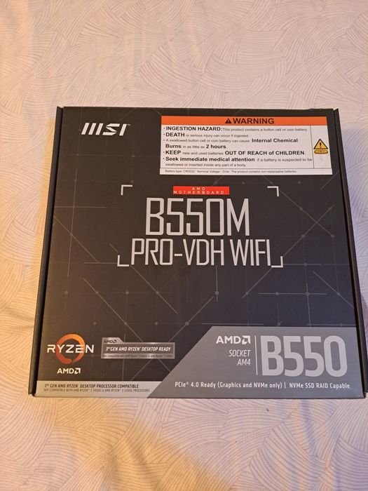 Placă de bază MSI B550M WIFI