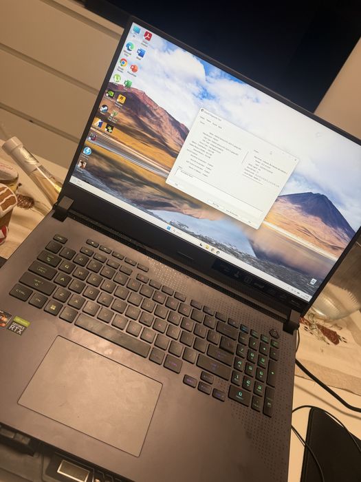 Laptop asus rog strix g17 ryzen 9 rtx 3070 ti