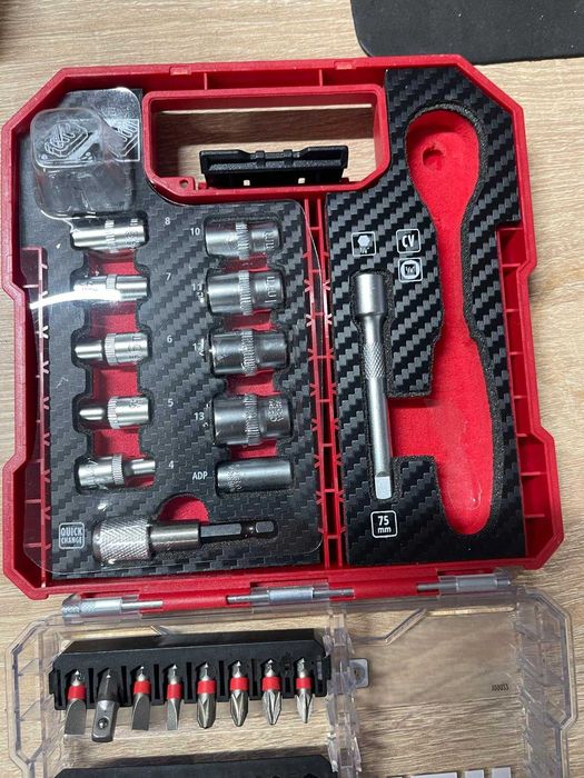 Set biți și capete chei tubulare Einhell L-CASE, 36 piese