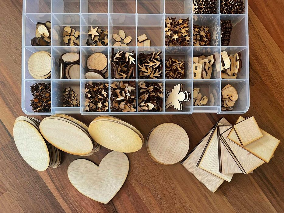 Лазерно рязане по проект , Заготовки от шперплат и бирен картон