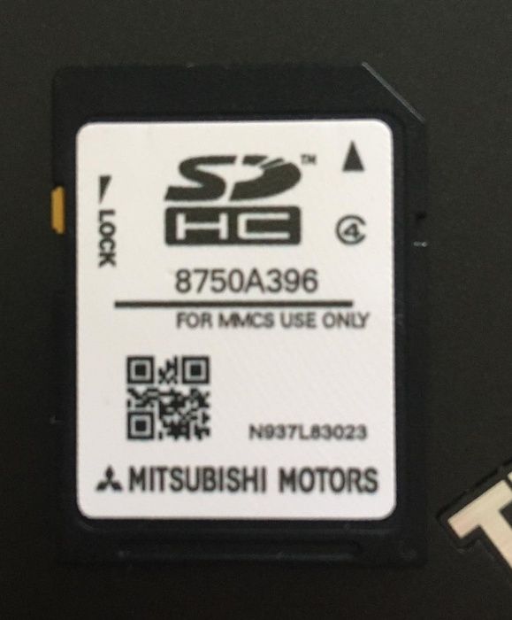 W-11 W-12 2025 Mitsubishi MMCS Sd Card Map Europe Сд Карта Навигация